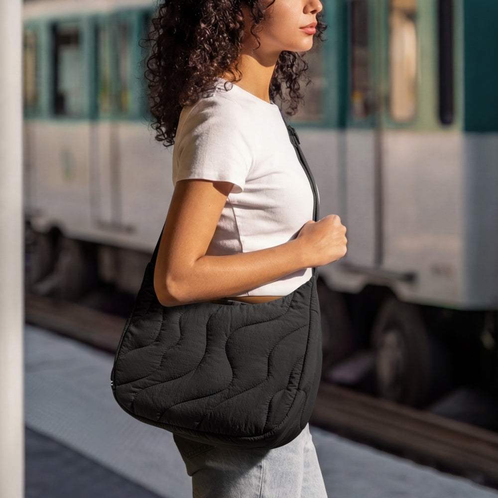 tomtoc Terra puffy laptop carrying bag